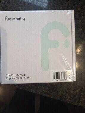 New In Box filterbaby PRODermis Replacement Filter - White with Mint Logo